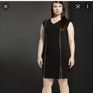 6TH & LN DOUBLE ZIPPER DRESS